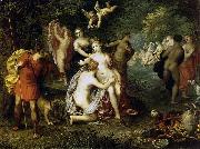 Diana Turns Actaeon into a Stag Hendrick van balen